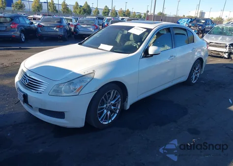 2008 Infiniti G35 Journey z USA, uszkodzony, nr VIN JNKBV61E48M208246